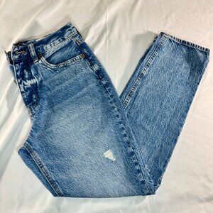 J. Crew Factory Premium Edition Slim Boyfriend Jean - Sz 25 -Geyser Blue Wash